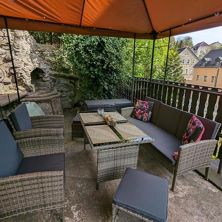 Waldblickwohnung Mit Schoener Terrasse Und Kamin 세브니츠 외부 사진